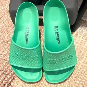 Birkenstock Light Green Slides Size 38